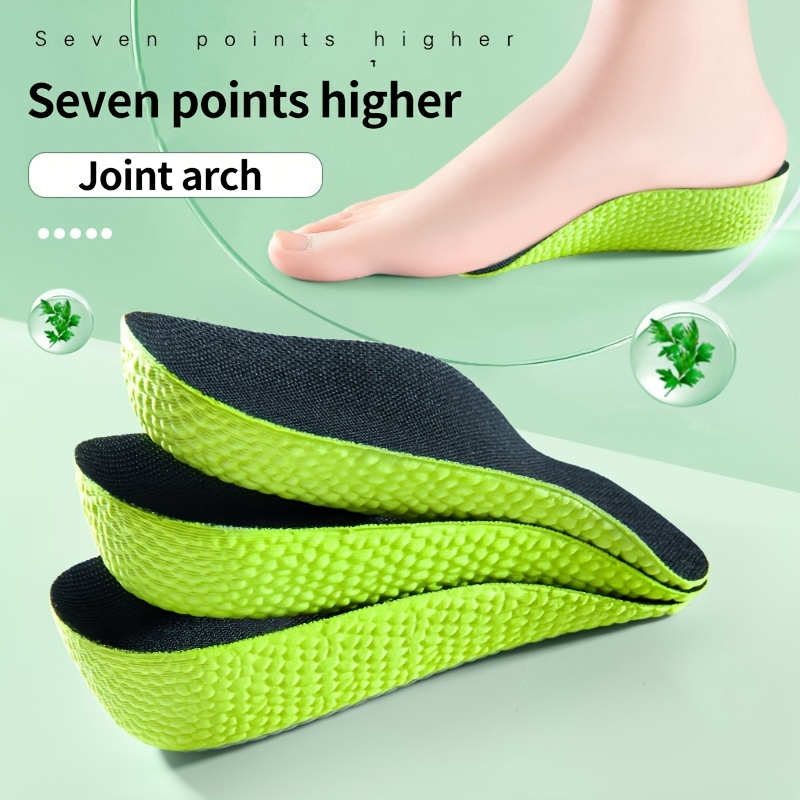 Insole Memory Foam - Onzichtbare inlegzolen met hoge boogsteun, hoogteverhogende
