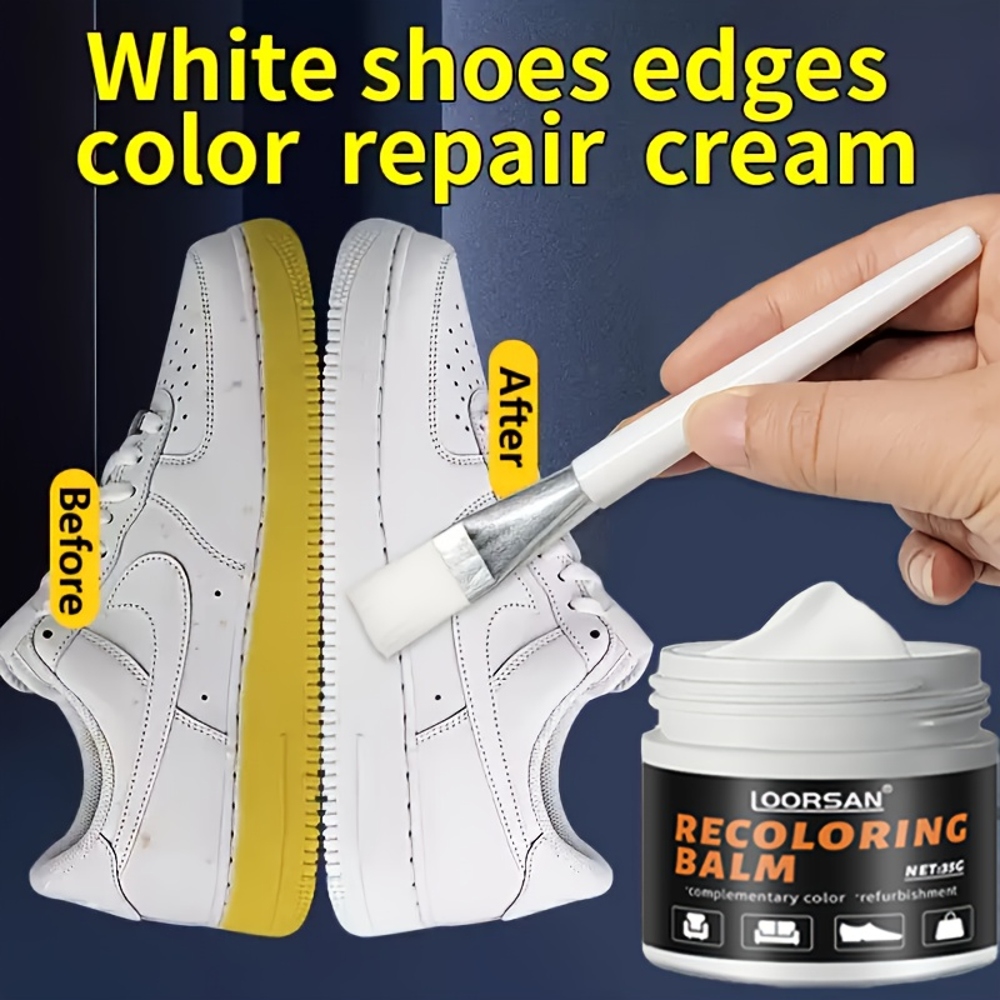 Sneaker Care Cleaning Kit - LOORSAN Nieuwe witte schoenrandhersteller 35 g