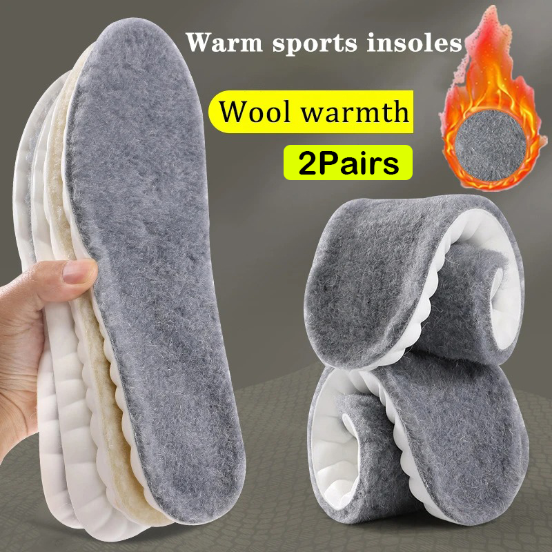 Insole Memory Foam - 4 Stuks Zelfverwarmde Thermische Inlegzolen Voor