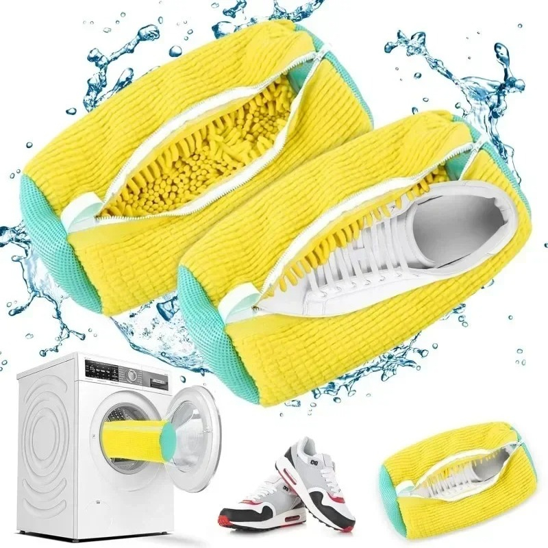Sneaker Care Cleaning Kit - Herbruikbare schoenwasmachinezak voor sneakers, tennisschoenen, vlekbestendig,