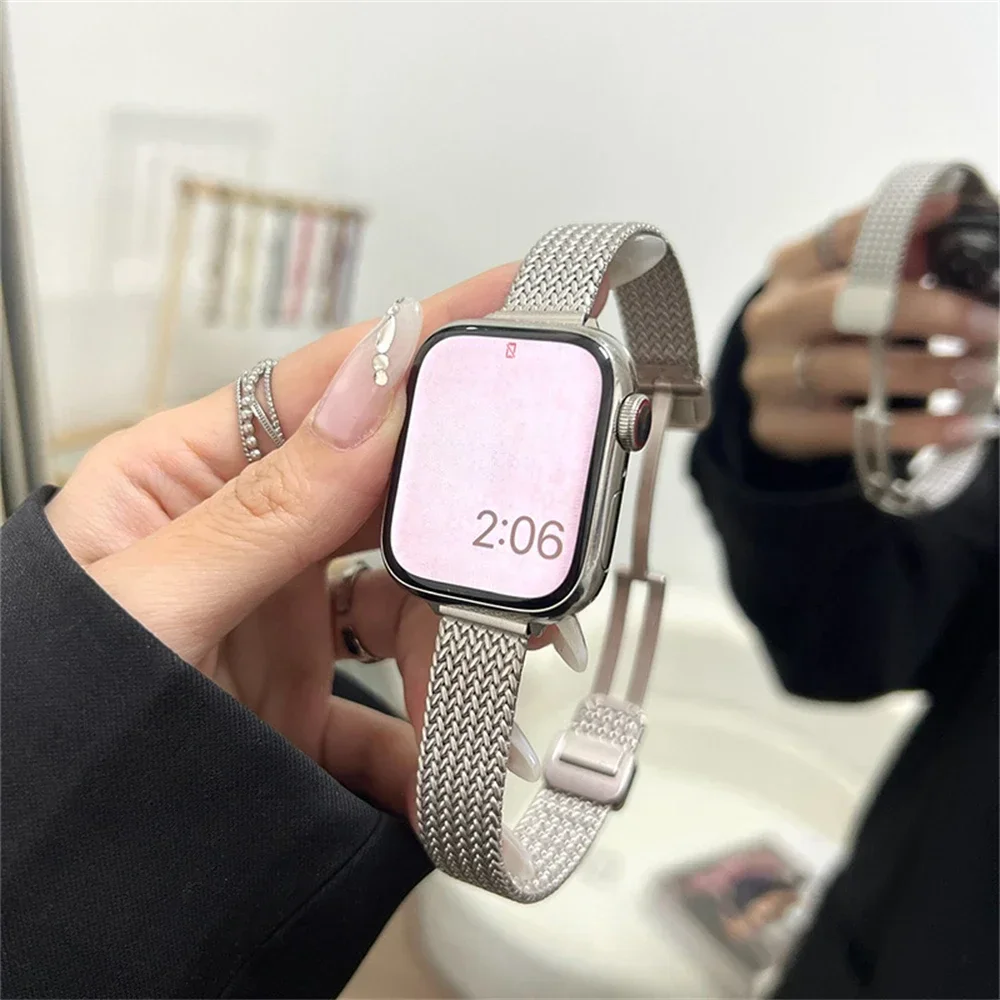 Sneakers Er - Luxe slanke metalen magnetische band voor