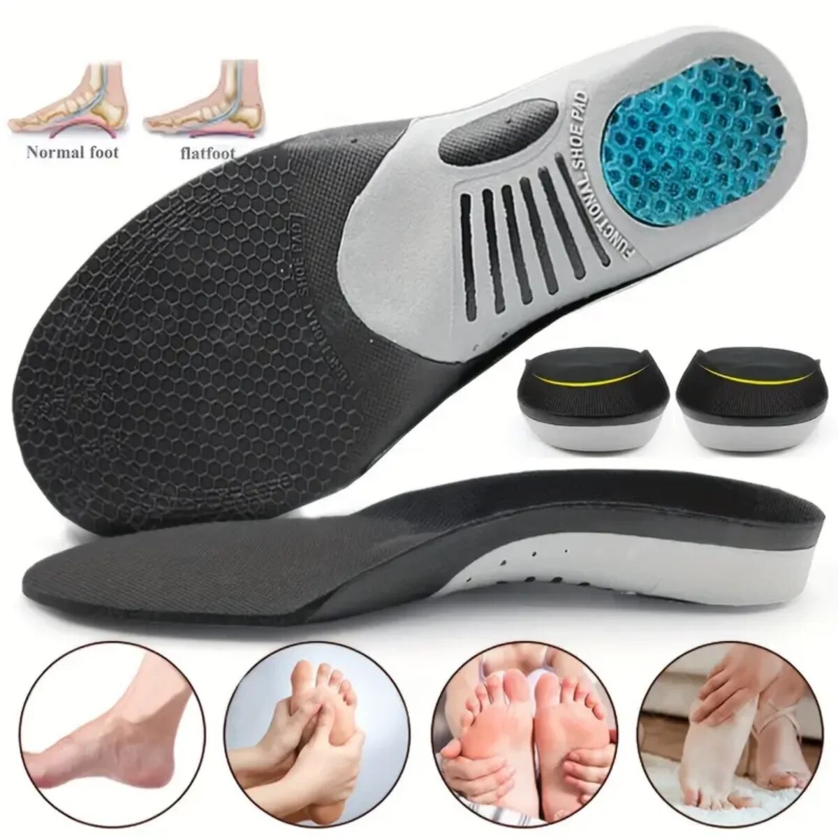 Sneaker Care - 1 Paar Orthopedische Inlegzolen Orthesen Platte