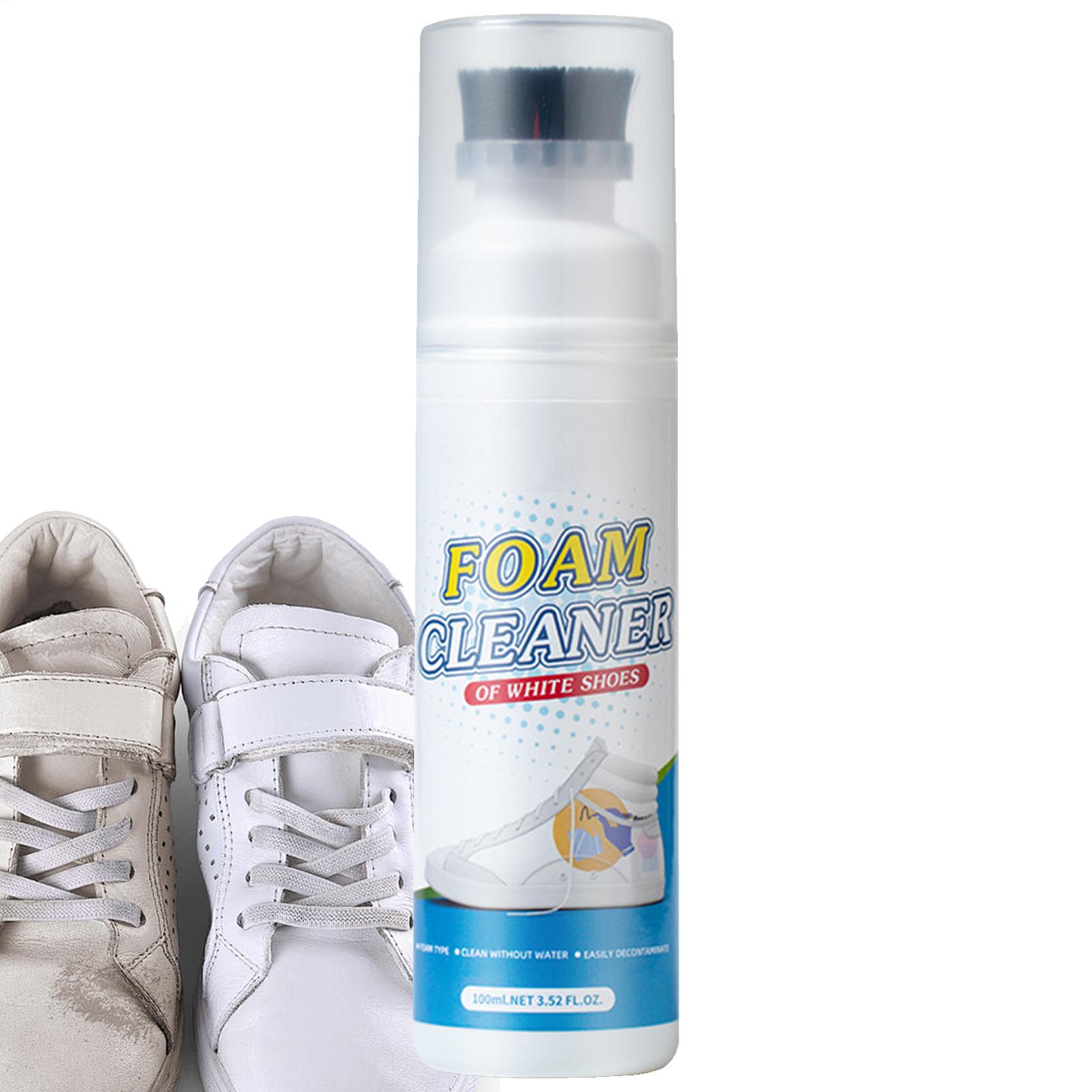 Sneaker Care Cleaning Kit - 100ml Sneakerreiniger Schuimreiniger voor Witte Schoenen,