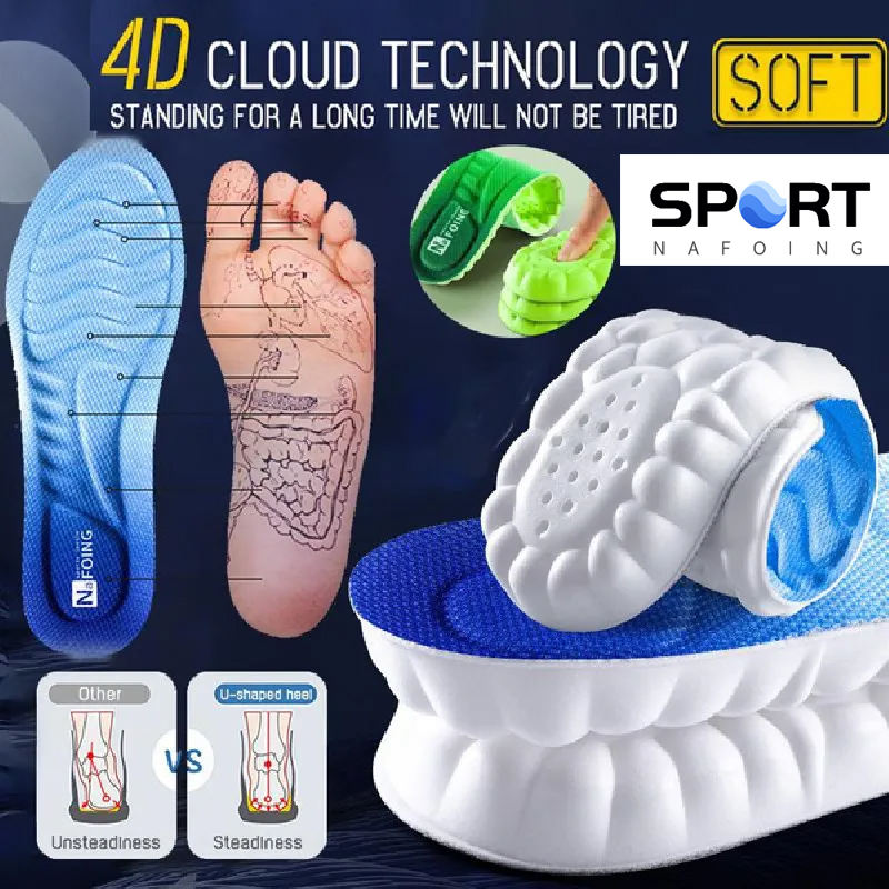 Sneaker Care - 4D Cloud Technologie Sportinlegzolen voor schoenen