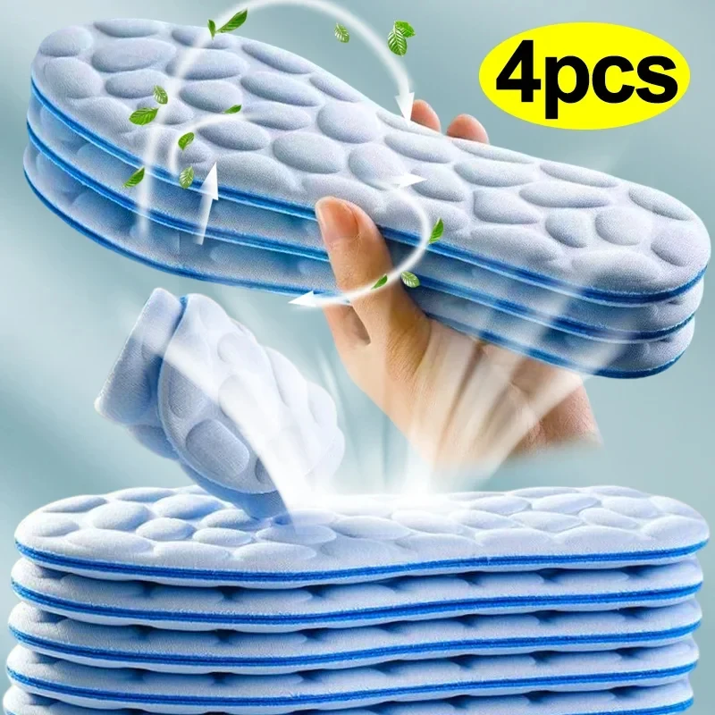 Insole Memory Foam - 2/4 Stuks Zachte Massage Memory Foam