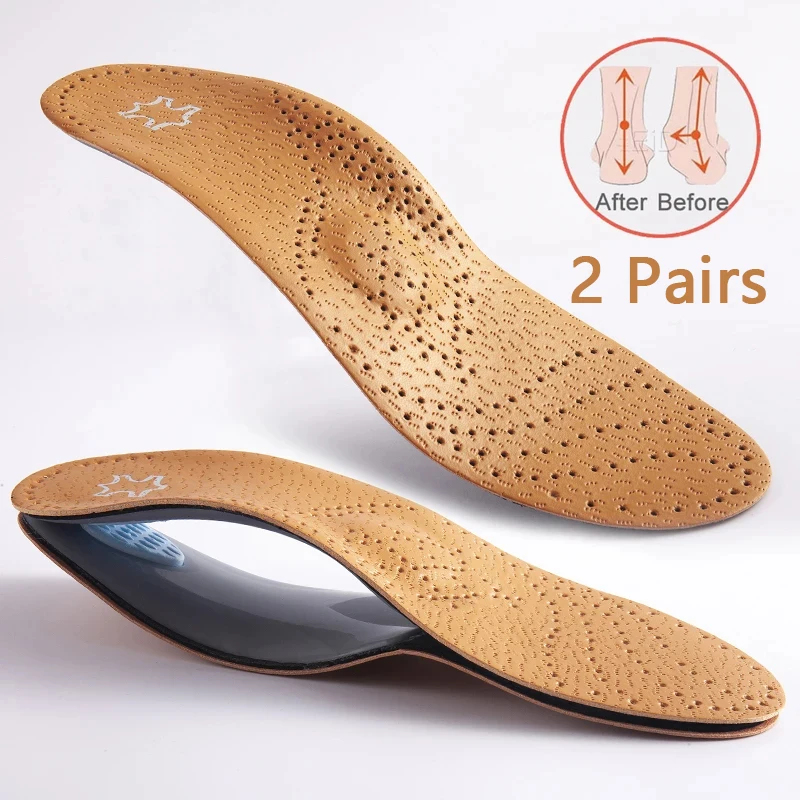2Pairs Unisex Lederen Orthoped - Sneaker Care recensie en prijs