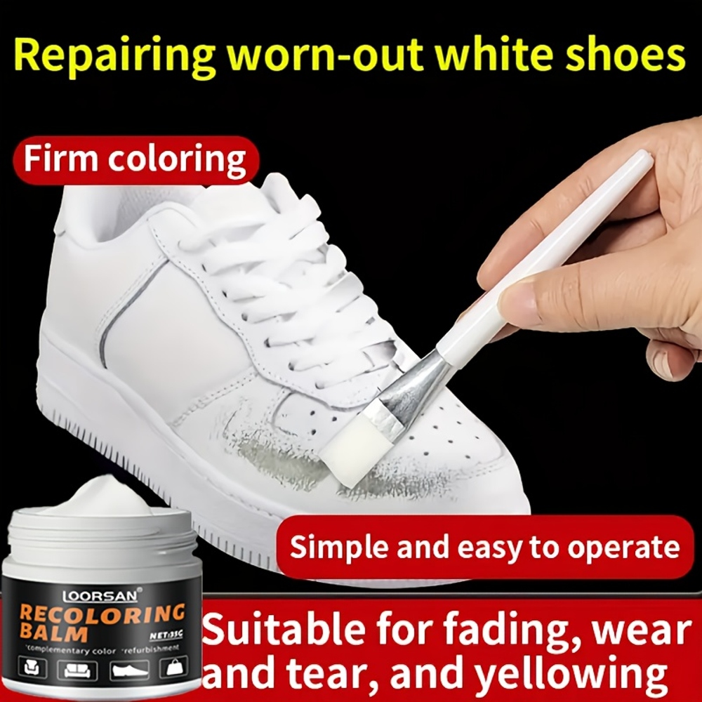 LOORSAN Nieuwe witte schoenran - Sneaker Care Cleaning Kit recensie en prijs
