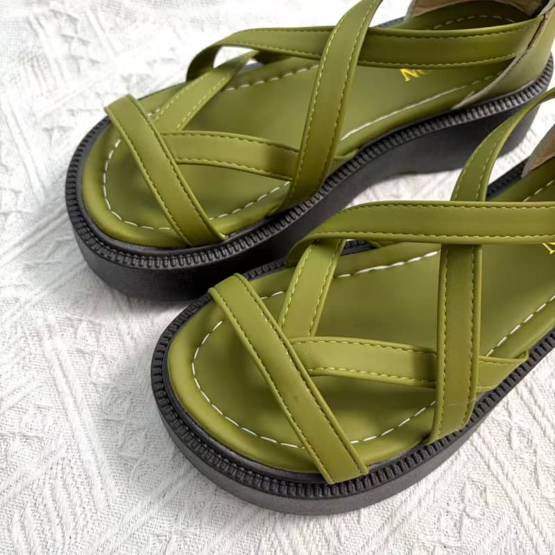 Evening Breeze Cross Strap Pla - Insole Memory Foam recensie en prijs