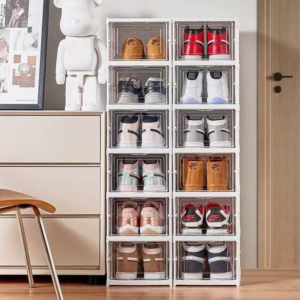 Stofdicht opvouwbaar schoenenk - Shoe Box Display recensie en prijs