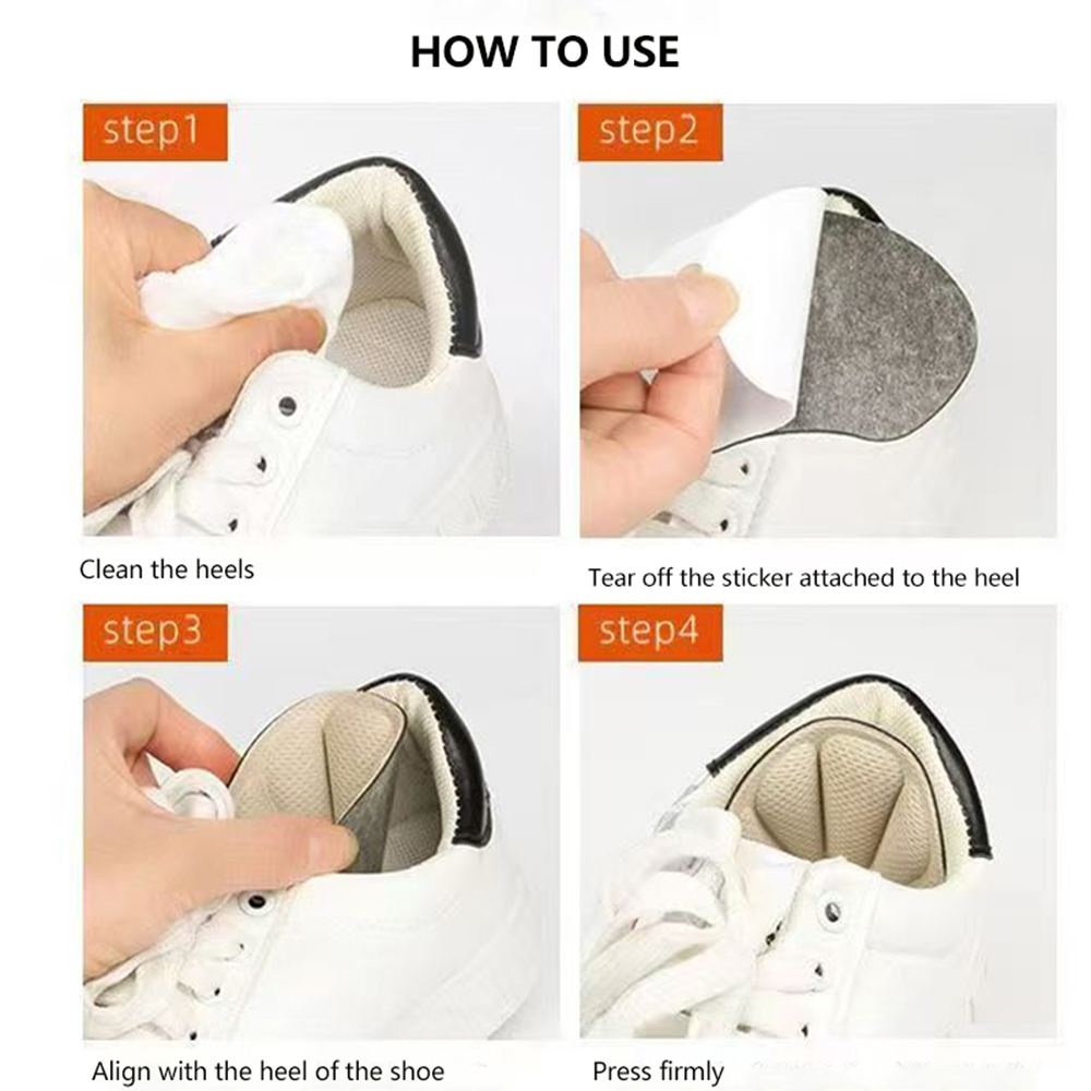4Pairs Hak Grips Schoenen Pads - Heel Liner Grip recensie en prijs
